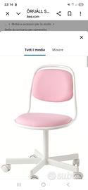 sedia ikea rosa