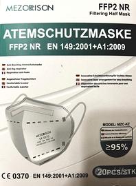 120 Mascherine FFP2 Mezorrison 6 pacchi