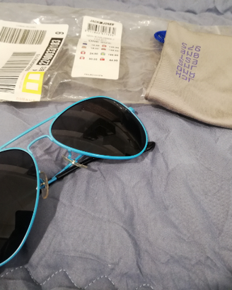 Occhiali da sole JACK&JONES montatura azzurra