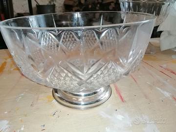 Fruttiera in cristallo