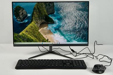 PC MSI 24 pollici I3 7 Gen 8 GB ram 512 GB Hd SSD