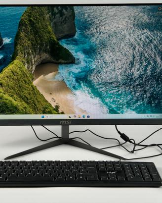 PC MSI 24 pollici I3 7 Gen 8 GB ram 512 GB Hd SSD