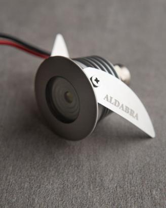 6 Faretti LED Aldabra incasso alluminio 1-3W IP68