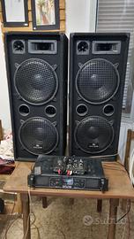 Impianto voce con consolle