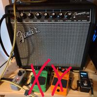 Fender Champion 20 + effetti a pedale