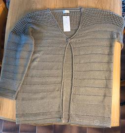 Cardigan traforato, nuovo,  taglia XXL