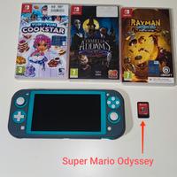 Nintendo switch lite con 4 giochi