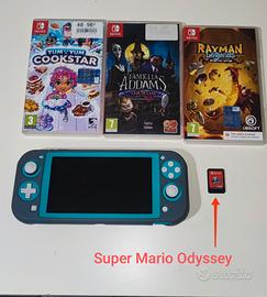 Nintendo switch lite con 4 giochi