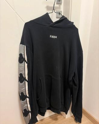 Felpa kappa con capuccio