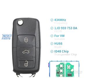 CHIAVE COMPLETA SEAT VOLKSWAGEN VW SKODA VARI MODE