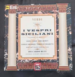 Raccolta 3 LP 33 giri " Verdi" I Vespri Siciliani 