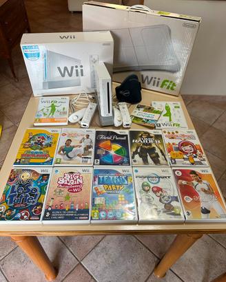 Nintendo Wii completa+ balance+13 giochi, boxata