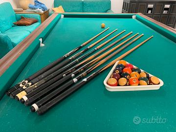 Biliardo con Buche Strette + Stecche e Palle