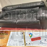 Codice: 267109 DIVANO 3 POSTI IN VERA PELLE COLOR