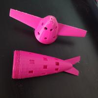 Aereoplanino pasturatore  per traina 