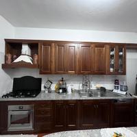 cucina in legno castagno 
