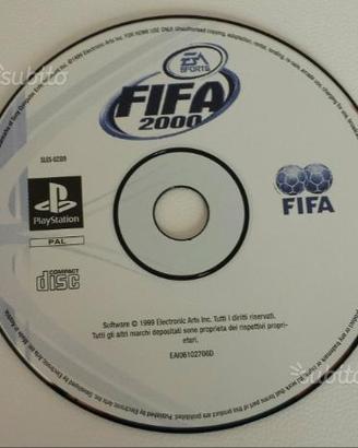 Gioco ps1 playstation 1 fifa 2000 originale pal