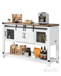 Mobile Bar da Caffè in Stile Fattoria 4 Ripiani