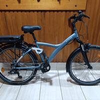 Trekking City bike elettrica Biammortizzata Btwin 