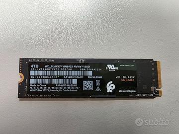 WD_BLACK SN850X NVMe SSD 4TB PCIe Gen4