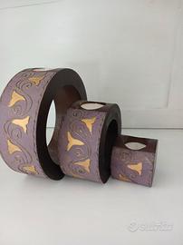 Set portacandele etnico 