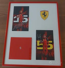 Quadretto Ferrari con autografi