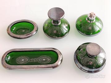 Set Toilette Vintage Anni '50 - Vetro di Murano