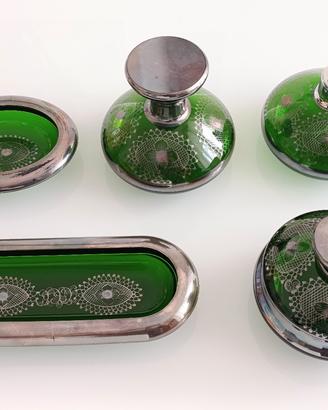Set Toilette Vintage Anni '50 - Vetro di Murano