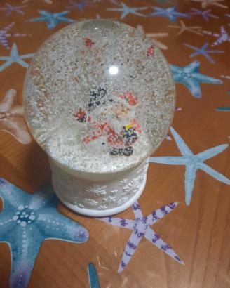 Sfera Natale Palla di vetro grande neve e carillon