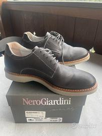 Scarpe uomo nero girdini
