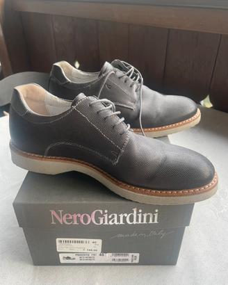 Scarpe uomo nero girdini
