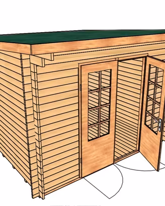 Casetta da giardino 2,5 x 3