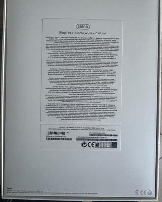 iPad Pro 11-inch Wi-Fi Cellular 256GB Space Gray