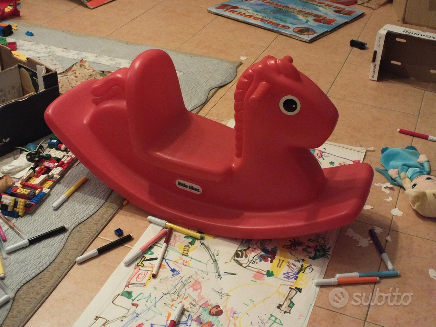 Cavalcabile Dondolo In Plastica Da Giardino Cavalcabile Little