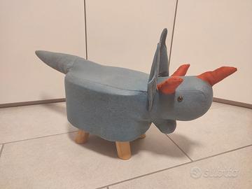 Pouf Contenitore Dinosauro Triceratopo