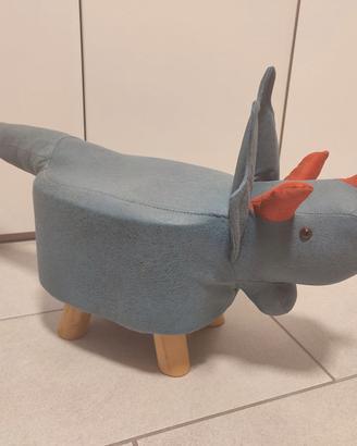 Pouf Contenitore Dinosauro Triceratopo
