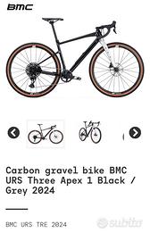 BMC URS Three Apex 1 Black / Grey 2024 taglia s