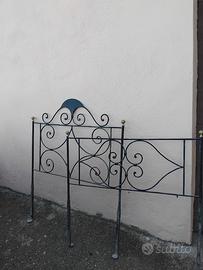 Letto in ferro battuto  inizi 900 originale