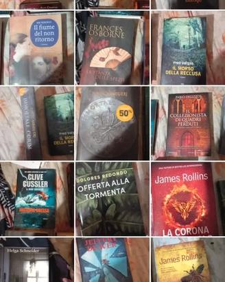 Lotto Libri  Thriller, Gialli e Romanzi ( 50 c.ca)