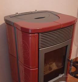 EDILKAMIN STUFA PELLET  Riv. ceramica COME  NUOVA