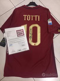 Maglia as roma Francesco Totti derby SPQR COA-R