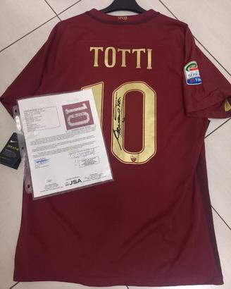 Maglia as roma Francesco Totti derby SPQR COA-R