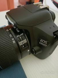Canon Eos 1300D, obiettivo 18-55  mm  IS II