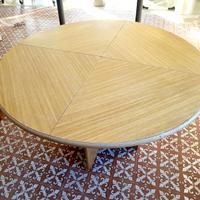 tavolo rotondo in legno usato