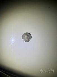 Moneta antica 5 Franchi Svizzeri 1931 in argento