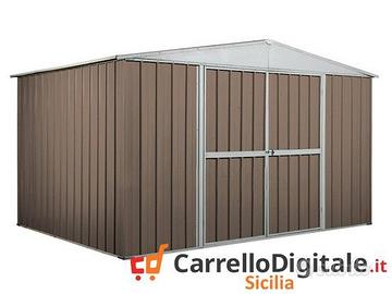 Box in lamiera di Acciaio 360x260cm 9mq tortora