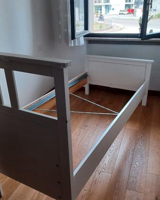 letto singolo, rete e materasso
