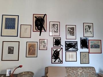 Collezione 11 Opere d’Arte Grafica e Disegni Origi