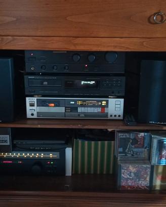 impianto hifi vintage  completo  Pioneer + denon +