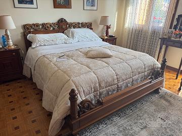 Elegante camera da letto vintage anni 70